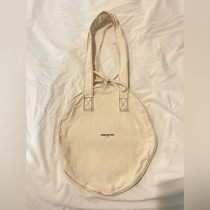 Orseund Iris white canvas tote rare